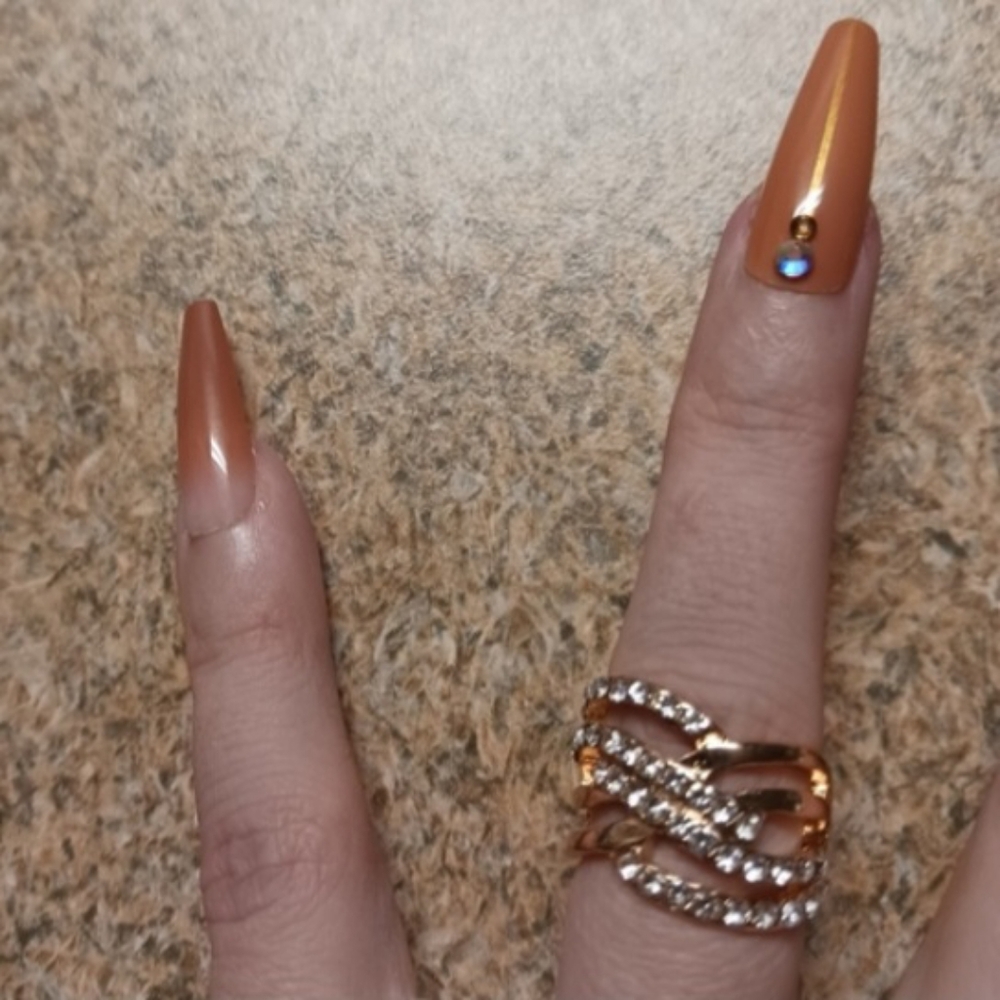 ⭐️Ring #4⭐️ 4.5 Size Rings. NWT. Silver colors, gold colors, faux diamonds. - Picture 12 of 16